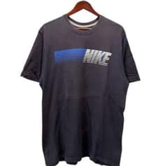 NIKE ナイキ グラフィックTシャツ ネイビー ブルー 古着 XLのサムネイル