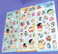 크레용 신짱 엉덩이 씰 3장 세트 정규품