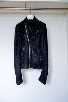 Rick Owens ライダースジャケット XS ラムブリスターレザー 国内正規 