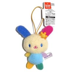 ウサハナ ふわもこワッペンこれくしょんマスコット キャラクターグッズ A