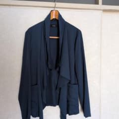 THE TWELVE ドレープジャケット ネイビーのサムネイル