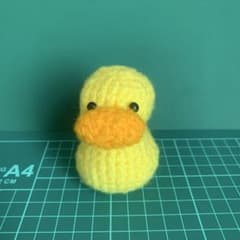 あみぐるみ アヒル ハンドメイド - メルカリ