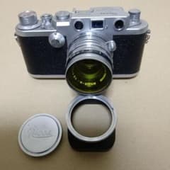 Nicca 3-F NIKKOR-H.C 5cm F2 フィルムカメラ ケース付のサムネイル