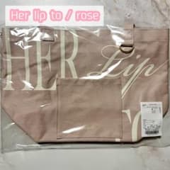 Her lip to ハリプ 名古屋 トート ローズ rose ハーリップトゥ - メルカリ