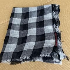 ダニエラグレジス チェック リネン ストール - メルカリ