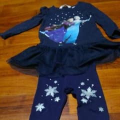 H&M　アナと雪の女王ワンピース&レギンスのサムネイル