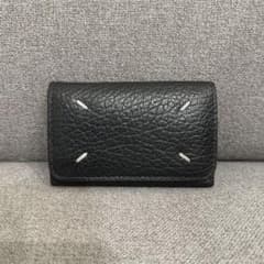 Maison Margiela メゾンマルジェラ レザー キーケース 牛革 Maison Margiela メゾン マルジェラ レザーキーケース ブラック - メルカリ