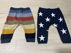 ベビー ニットパンツ 2点セット ボーダー 星柄のサムネイル
