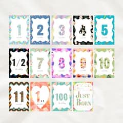 月齢フォトカードセットのサムネイル