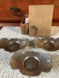 時代】 茶托 古錫 薩摩 山下宗五郎 茶道具 煎茶道具 - メルカリ