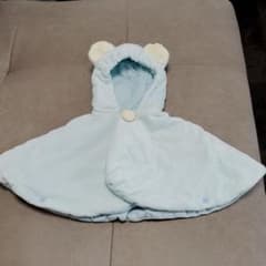 赤ちゃんフード　ポンチョ　ケープのサムネイル