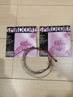 SPIROCORE チェロ弦 G線 C線 2本セット タングステン スピロコア