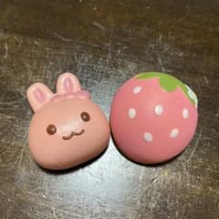 マザーガーデン　うさぎといちごのスクイーズマスコット 2個セットのサムネイル