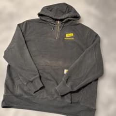 Carhartt レインディフェンダー IOWA刺繍 ハーフジップパーカーXL 