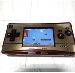 ゲームボーイミクロ ファミコンカラー本体で動作OK スーパーマリオ