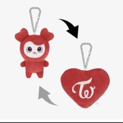 即日発送　TWICE リバーシブルバッグチャーム　チェヨン　ベイビーチェンブリー 即日発送 TWICE リバーシブルバッグチャーム チェヨン ベイビーチェン