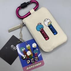 未使用新品‼️【はぴだんぶい×PEZ×ear】本革/カラビナ付きパス＆キー