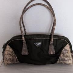 PRADA ショルダーバッグ ナイロン パイソン柄のサムネイル