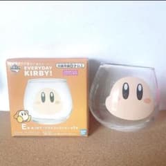 [제일 복권 별의 커비] EVERYDAY KIRBY 와돌디 유리 식기]