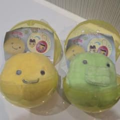 たまごっち ぬいぐるみマスコット まるっち くちぱっち 2点セットガチャガチャのサムネイル