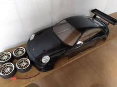 タミヤ 1/10 ポルシェ 911 タイプ997 ボディ、電飾、ドリフトタイヤのサムネイル