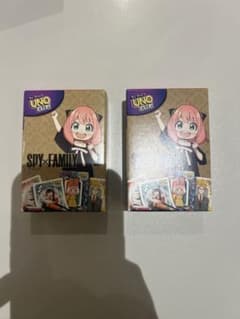 UNO FLIP! SPY×FAMILY 2개 세트 맥도날드 해피 세트