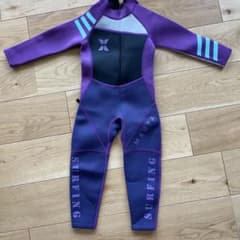 【美品】2.5mmフルスーツ 子ども用　キッズ　ウェットスーツのサムネイル
