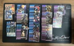 ガンダムカードゲーム 青紫デッキ 調整パーツ付き - メルカリ