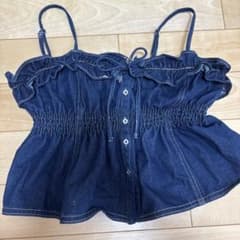 フリルデニムビスチェのサムネイル