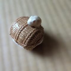 茶道具ネズミ香合　出雲焼き樂山窯　送料込 値下げ！茶道具ネズミ香合 出雲焼き樂山窯 共箱 送料込 - メルカリ