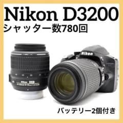 シャッター数約780回✨Nikon D3200✨ダブルレンズ✨望遠レンズデビュー シャッター数約780回✨Nikon D3200✨ダブルレンズ✨望遠レンズデビュー