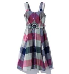 ☆ちな様専用☆カラフルチェックワンピースのサムネイル