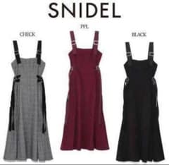 SNIDEL  ジャンパースカート   (コルセットレイヤードワンピース)のサムネイル