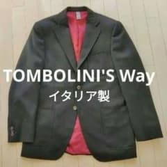 【TOMBOLINIトンボリー二】極上デニムテーラードジャケット50イタリア製 TOMBOlINI'S Way イタリア製 テーラードジャケット 黒 50 - メルカリ