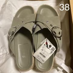 ⭐︎ZARAサンダル、25センチ、新品未使用。のサムネイル