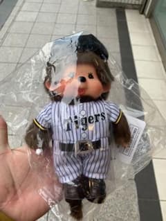 希少 阪神タイガースコラボ モンチッチ ぬいぐるみ 人形 阪神