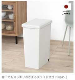 LOWYA スライド式ゴミ箱 30L プッシュ式のサムネイル