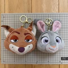 ズートピア ニック ジュディ ぬいぐるみキーホルダー 2個セットのサムネイル
