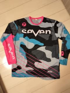【試着のみ・未使用】seven カモフラージュ 長袖モトクロスジャージのサムネイル