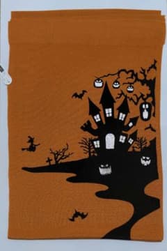 帯揚げ　帯上げ　ハロウィン　10月に　着物　カボチャ　衿秀　和想庵