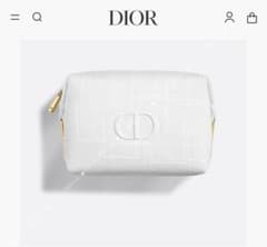 Diorディオール　ノベルティ 2026春限定　白リネンポーチ 箱付き m49458887294_1.jpg?1782217992