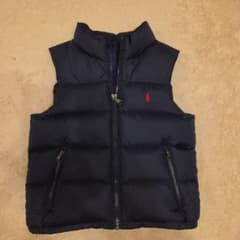 POLO RALPH LAUREN ダウンベスト ネイビー 3/3Tのサムネイル