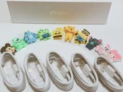 iPhone充電器  ⭐︎お好きな断線防止カバー1つプレゼント⭐︎ 5本　送料込みのサムネイル