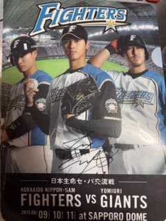 北海道日本ハムファイターズ 大谷翔平直筆サイン入りクリアファイル 北海道日本ハムファイターズ 大谷翔平直筆サイン入りクリアファイル