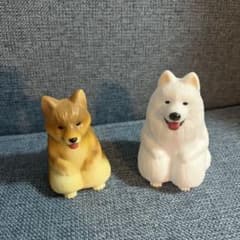 まちぼうけシリーズ ミニフィギュア 2種セット 犬　ライトマスコットのサムネイル