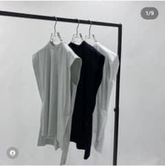 LOHEN 新品 サイドスリットクルーネックカットソーのサムネイル