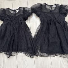 SHEIN 블랙 튤 원피스 2벌 세트