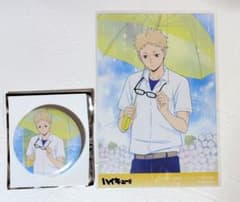 ハイキュー 雨上がりの帰り道 月島蛍 缶バッジ ビジュアルカード