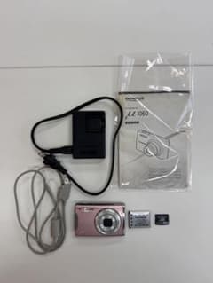 OLYMPUS μ 1060 デジタルカメラ 本体 ピンク ピクチャーカード付きのサムネイル