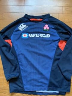 ラグビー日本代表　練習用ロングTシャツ本物のサムネイル